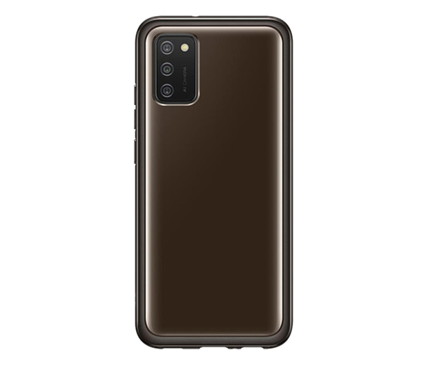 SAMSUNG Etui Soft Clear Cover do Galaxy A02s Black - 634077 - zdjęcie